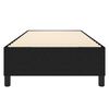 vidaXL Estructura de cama con somier tela negro 90x200 cm