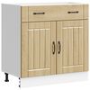 vidaXL Mueble bajo de cocina Lucca roble sonoma