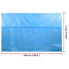 vidaXL Cubierta para piscina rectangular 260x160 cm PE azul