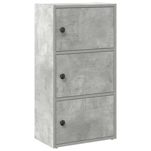 vidaXL Estanter&iacute;a de madera de ingenier&iacute;a gris hormig&oacute;n 40x24x77 cm