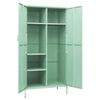 vidaXL Armario de acero verde menta 90x50x180 cm