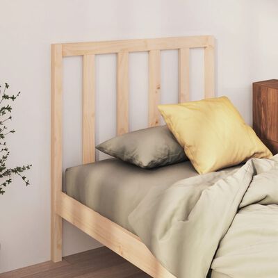 vidaXL Cabecero de cama madera maciza de pino 96x4x100 cm