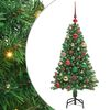 vidaXL &Aacute;rbol de Navidad con luces LED 120 cm 150 LED Blanco C&aacute;lido