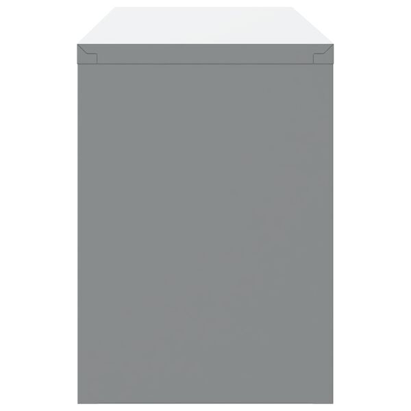 vidaXL Armario de trabajo con caj&oacute;n 10 pcs Negro 200 x 55 x 200 cm