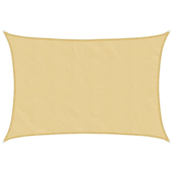 vidaXL Toldo de vela poli&eacute;ster oxford 100% arena 4,5x3,5 m