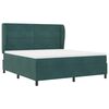 vidaXL Cama tipo Box Spring Verde oscuro 200 x 180 cm Poli&eacute;ster