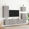 vidaXL Muebles para TV de pared 2 unidades gris Sonoma 80x30x41 cm