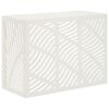 vidaXL Funda para Aire Acondicionado Blanco 110 x 50 x 80 cm Acero