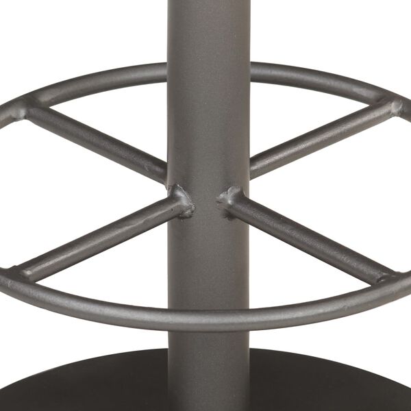 vidaXL Taburete de cocina de cuero aut&eacute;ntico marr&oacute;n envejecido