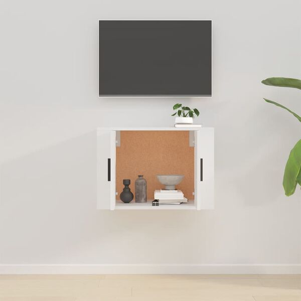 vidaXL Mueble para TV de pared blanco 57x34,5x40 cm