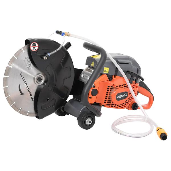 vidaXL Sierra de gasolina para hormig&oacute;n con cuchilla 58 cc