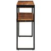 vidaXL Mesa consola de madera maciza de acacia 150x30x75 cm