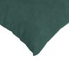 vidaXL Cojines de sof&aacute; 2 pcs Verde oscuro 80 x 40 cm Tela de pana
