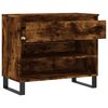 vidaXL Mueble zapatero madera contrachapada roble ahumado 70x36x60 cm