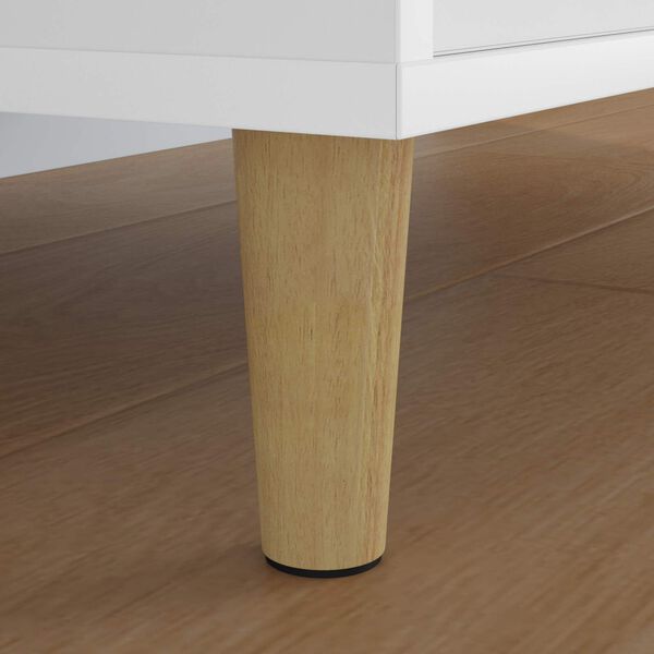 vidaXL Patas de Muebles 2 pcs Marr&oacute;n &Oslash; 44 x 100 mm