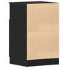 vidaXL Armario de Noche con caj&oacute;n 2 pcs Roble Negro 40 x 35 x 65 cm