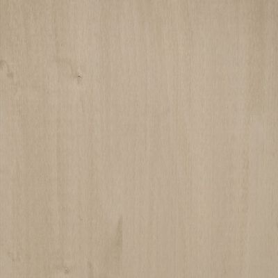 vidaXL Mueble TV HAMAR madera de pino maciza marrón miel 106x40x40 cm