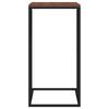 vidaXL Mesa auxiliar de madera de ingenier&iacute;a negro 40x30x59 cm