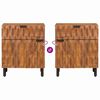 vidaXL Armario de Noche Marr&oacute;n 50 x 33 x 60 cm Madera de mango maciza