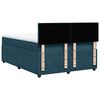 vidaXL Cama box spring con colch&oacute;n terciopelo azul 160x200 cm