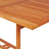 vidaXL Conjunto de comedor de jard&iacute;n 7 piezas madera maciza de teca