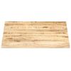 vidaXL Superficie de mesa madera maciza de mango 25-27 mm 80x80 cm