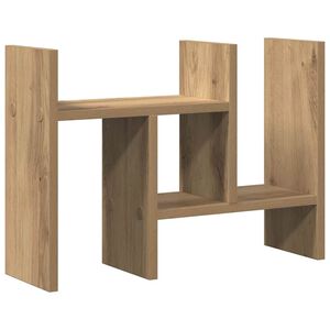 vidaXL Organizador de Escritorio Roble artisan 50 x 15,5 x 35,5 cm