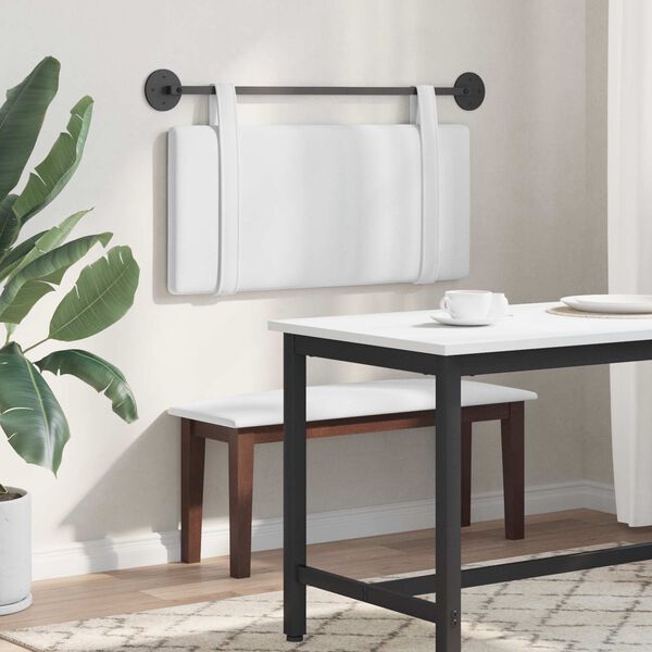 vidaXL Cabecera Colgante Montaje en la pared Liso 90 x 55 x 5 cm tela