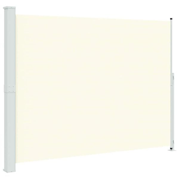 vidaXL Toldo lateral retr&aacute;ctil para patio color crema 220x300 cm