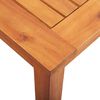 vidaXL Set comedor de jardín 5 pzas y cojines madera maciza de acacia