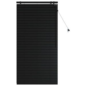 vidaXL Persiana veneciana Negro 90 x 160 cm 35 mm