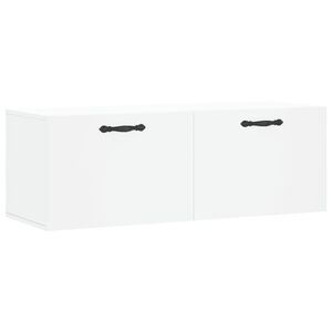 vidaXL Armario de pared madera de ingenier&iacute;a blanco 100x36,5x35 cm