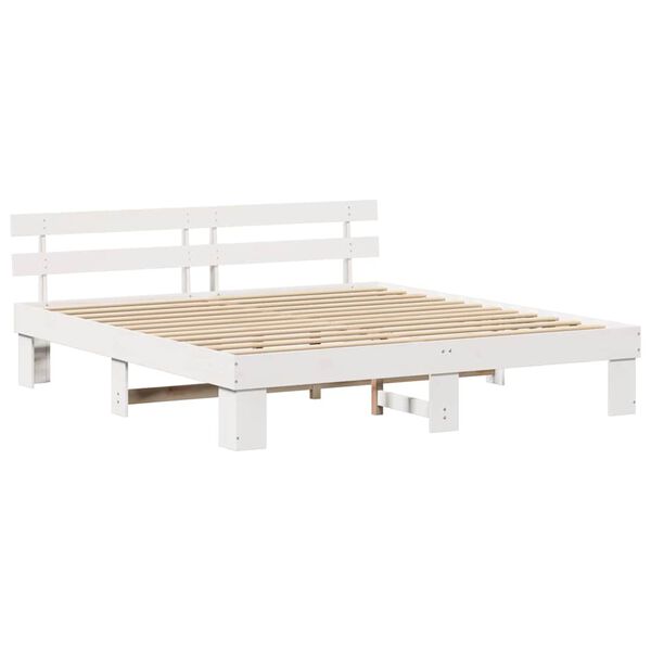 vidaXL Estructura de cama 180 x 200 cm Madera de pino macizo