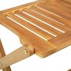 vidaXL Set de comedor de jard&iacute;n plegable 5 pzas madera maciza acacia