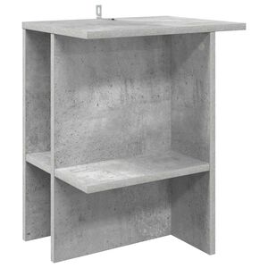 vidaXL Mesa de Caf&eacute; Gris Hormig&oacute;n 40 x 30 x 49 cm Madera de Ingenier&iacute;a