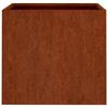 vidaXL Jardineras 2 unidades acero corten 49x47x46 cm