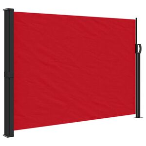 vidaXL Toldo lateral retr&aacute;ctil rojo 140x500 cm