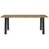 vidaXL Mesa de comedor madera maciza de acacia 200x90x75 cm