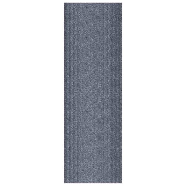 vidaXL Runner de Alfombra Gris Claro 80 x 500 cm tela