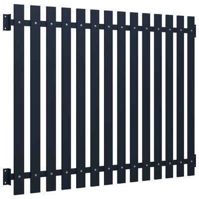 vidaXL Panel de valla acero recubrimiento polvo antracita 170,5x170 cm