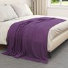 vidaXL Mantitas de Sof&aacute; 24 pcs Morado 200 x 150 cm Lana