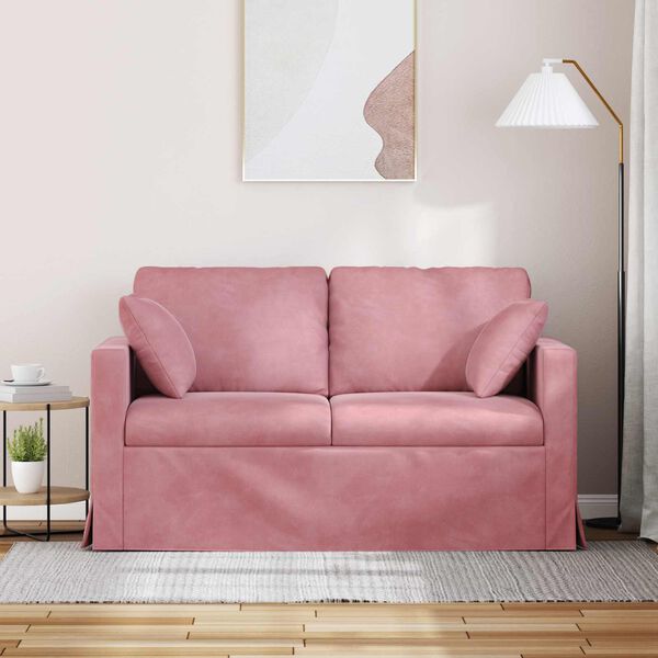 vidaXL Sof&aacute; Rosa Dimensiones generales: 138 x 78 x 80 cm (An x P x A)