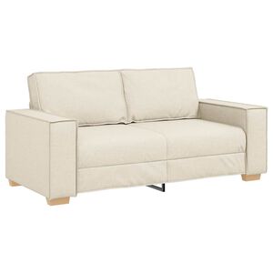 vidaXL Sof&aacute; de 2 plazas de lino, 180x78x84 cm