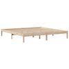 vidaXL Estructura de cama sin colch&oacute;n madera maciza de pino 200x200 cm