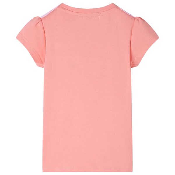 Camiseta infantil color coral claro 92