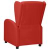 vidaXL Sill&oacute;n orejero el&eacute;ctrico reclinable cuero sint&eacute;tico rojo tinto