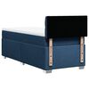 vidaXL Cama box spring con colch&oacute;n tela azul 90x200 cm