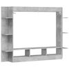 vidaXL Mueble para TV madera de ingenier&iacute;a gris hormig&oacute;n 152x22x113 cm