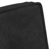 vidaXL Sillón de relax con reposapiés terciopelo negro