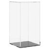 vidaXL Caja expositora transparente de acr&iacute;lico 20x20x38 cm